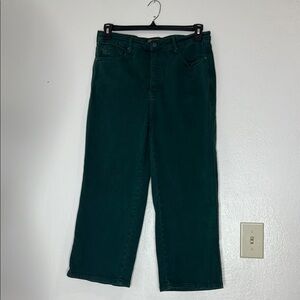 Judy blue women’s Green denim crop pants